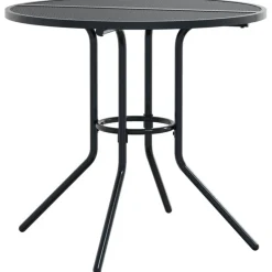 Conjunto de jardín Victoria 4 sillas + mesa negro