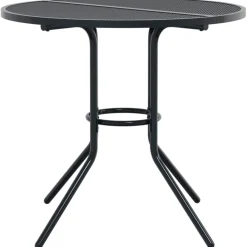 Conjunto de jardín Victoria 4 sillas + mesa negro
