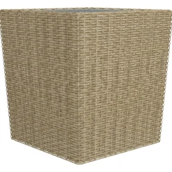 Conjunto de jardín VidaXL 2 sillones+1 mesita de ratán