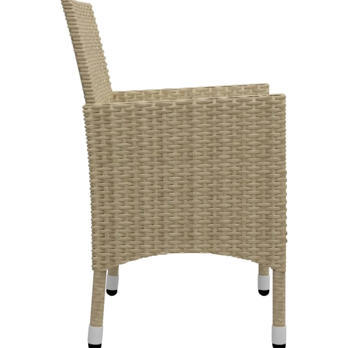 Conjunto de jardín VidaXL 2 sillones+1 mesita de ratán