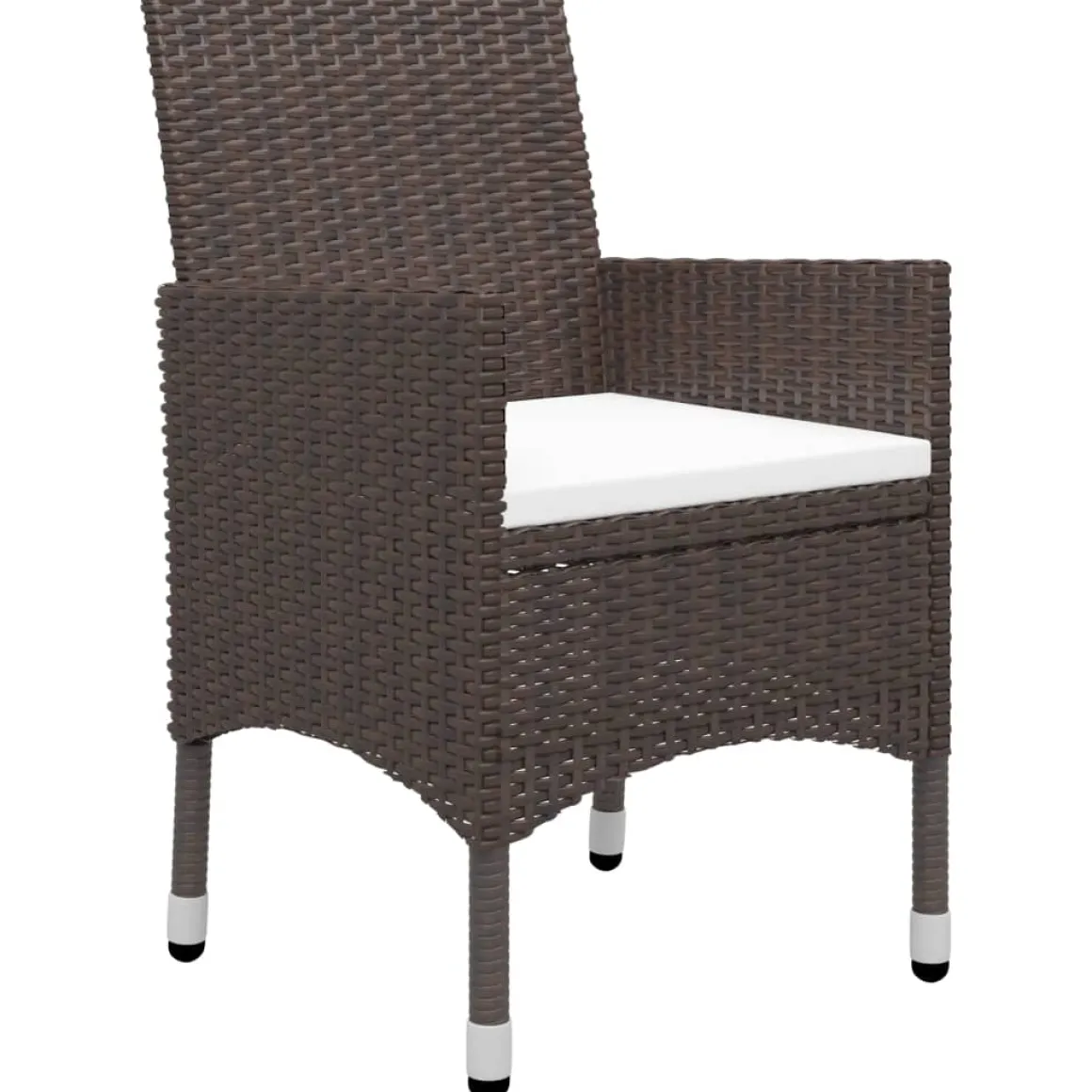 Conjunto de jardín VidaXL 2 sillones+1 mesita de ratán
