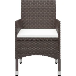 Conjunto de jardín VidaXL 2 sillones+1 mesita de ratán