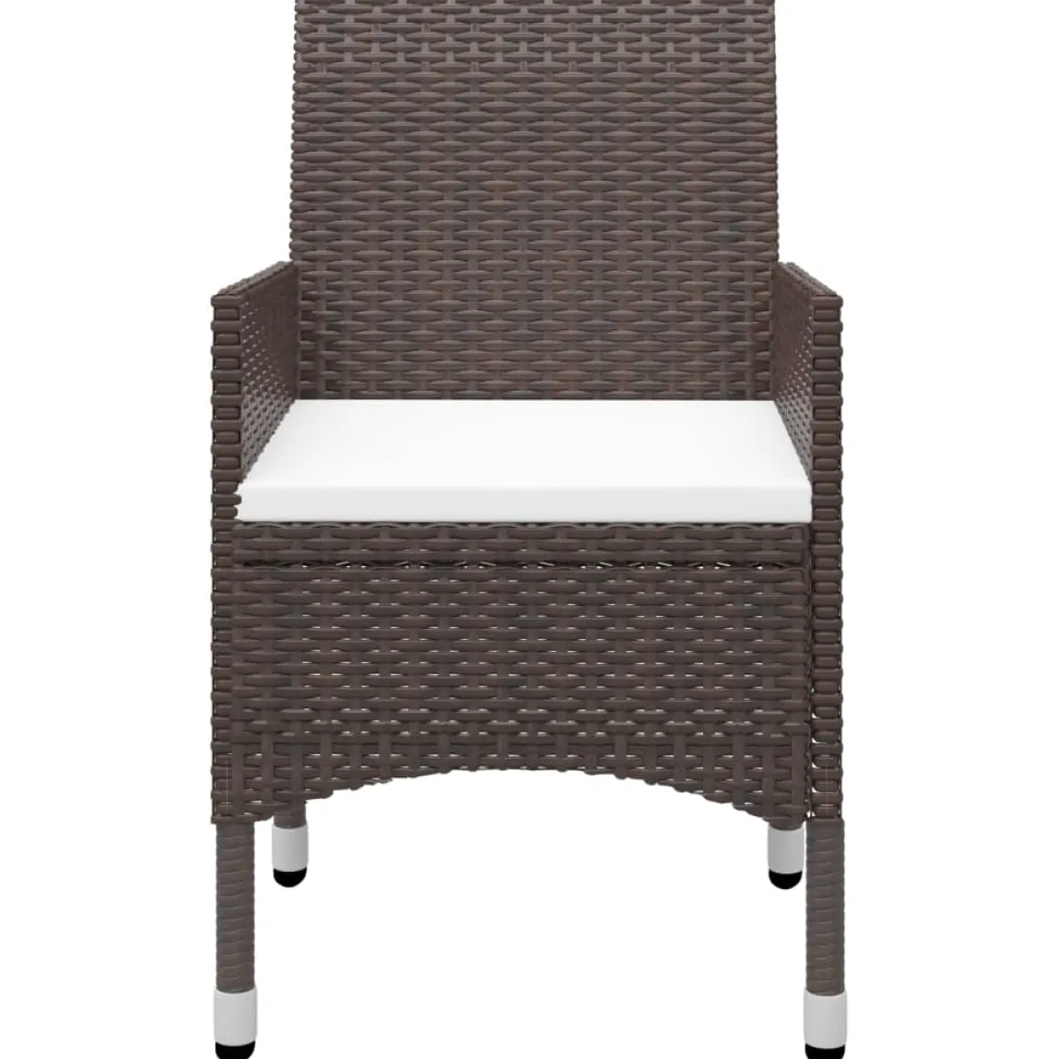 Conjunto de jardín VidaXL 2 sillones+1 mesita de ratán