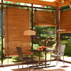 Conjunto de jardín VidaXL 2 sillas+1 mesa tapa vidrio