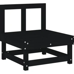 Conjunto de jardín Vila 5 piezas madera maciza de pino 62x183x121,5 cm