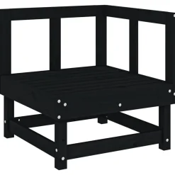 Conjunto de jardín Vila 5 piezas madera maciza de pino 62x183x121,5 cm