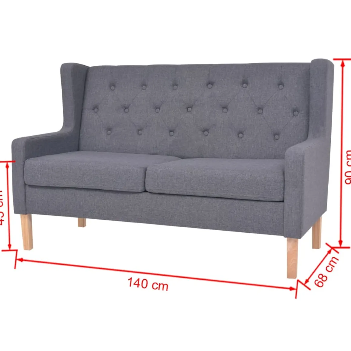 Conjunto de sofás Andrade 2 + 3 plazas