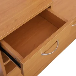 Conjunto recibidor Homcom 3 piezas marrón
