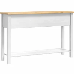 Consola Adriana 3 cajones + 1 estante blanco/natural 73x114x34,5 cm