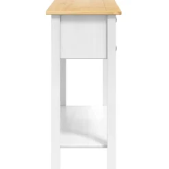 Consola Adriana 3 cajones + 1 estante blanco/natural 73x114x34,5 cm