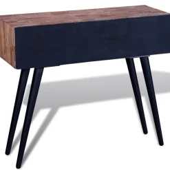 Consola recibidor 3 cajones natural 75x87x31 cm