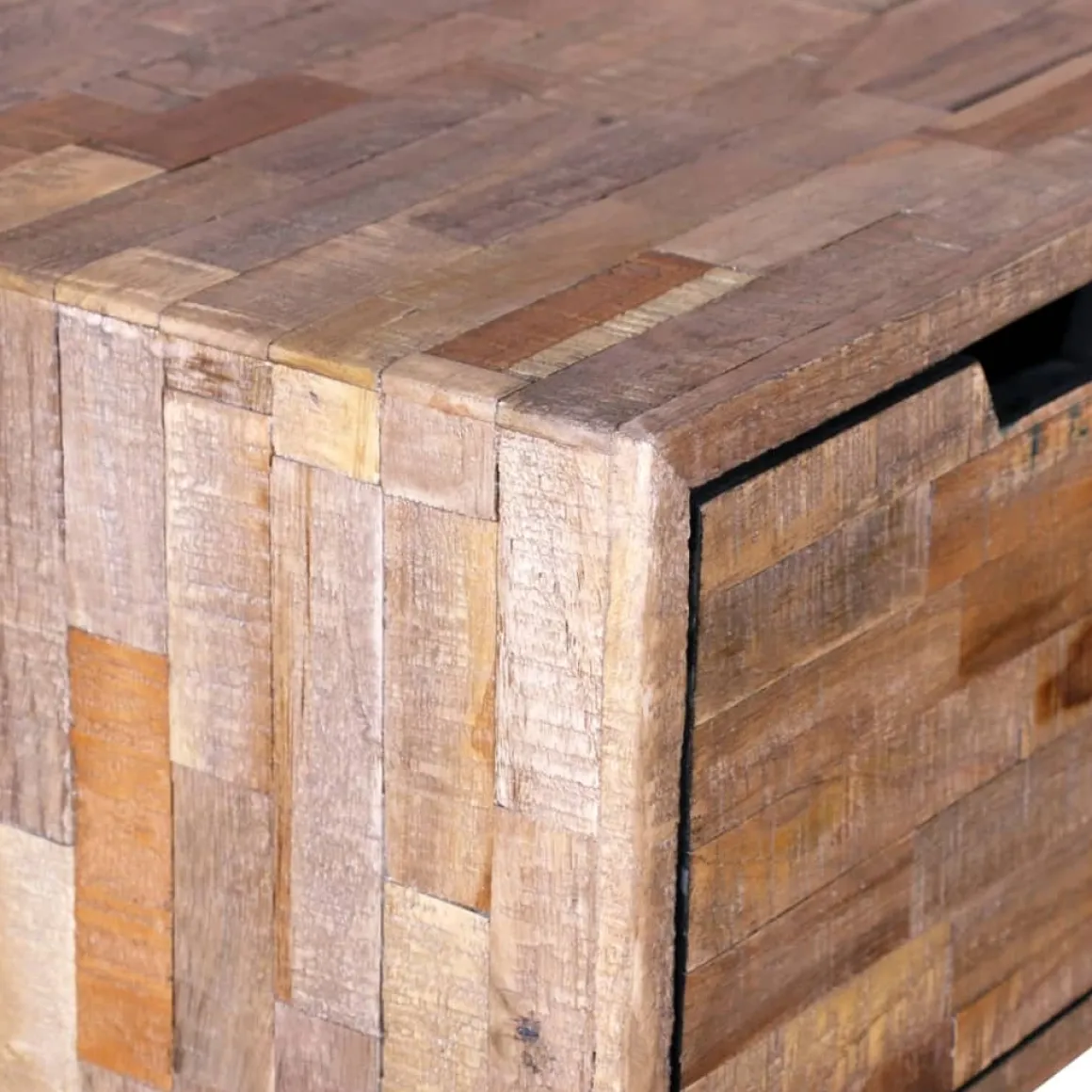 Consola recibidor 3 cajones natural 75x87x31 cm