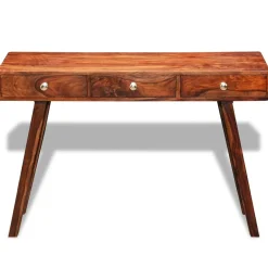 Consola recibidor Kalm madera maciza de sheesham natural 76x116x42 cm