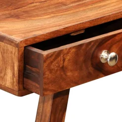 Consola recibidor Kalm madera maciza de sheesham natural 76x116x42 cm