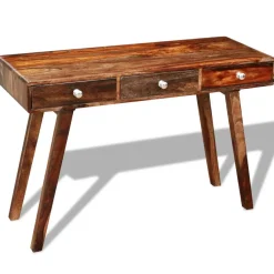 Consola recibidor Kalm madera maciza de sheesham natural 76x116x42 cm