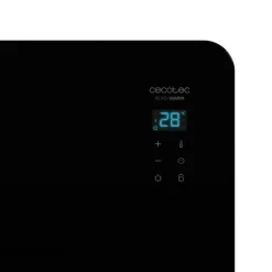Convector eléctrico Cecotec ReadyWarm 6670 Crystal Connection 1000W WiFi negro