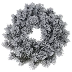 Corona de Adviento nevada 40 cm