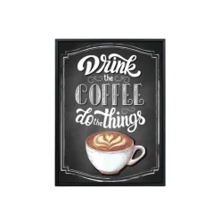 Cuadro decorativo café 40x30x2,5 cm