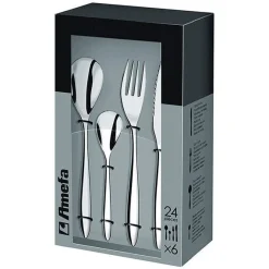 Cubertería Amefa Nymphea 24 piezas inox