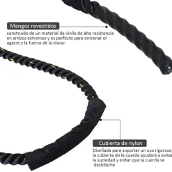 Cuerda de batalla Battle Rope ejercicio/fitness/crossfit