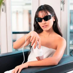 Depiladora de luz pulsada Bamba SkinCare IPL Quartz Cecotec sensor de detección de piel 5 posiciones