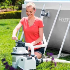 Depuradora de arena Intex 12000L/horas 550W 6 funciones programador 24 horas