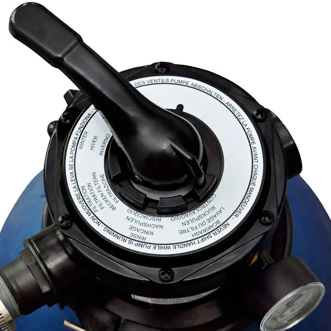 Depuradora de arena 400W 110000l/h negro 62,1x45,8x30,4 cm