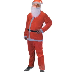 Disfraz Papá Noel Jolly Christmas completo talla única rojo