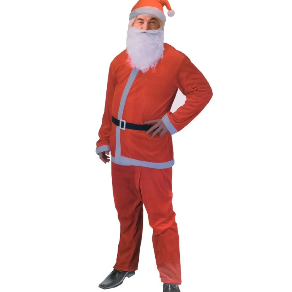 Disfraz Papá Noel Jolly Christmas completo talla única rojo