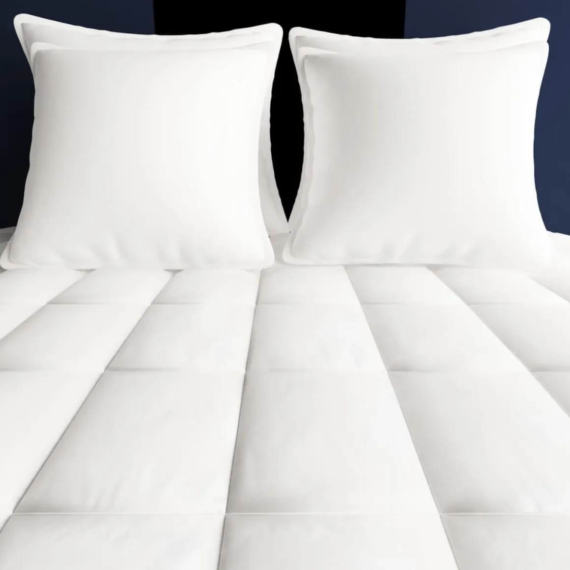 Edredón de plumón Top Comfort blanco