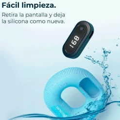 Ejercitador de antebrazo Cecotec Drumfit HandFit Smart 14kg pantalla LED azul