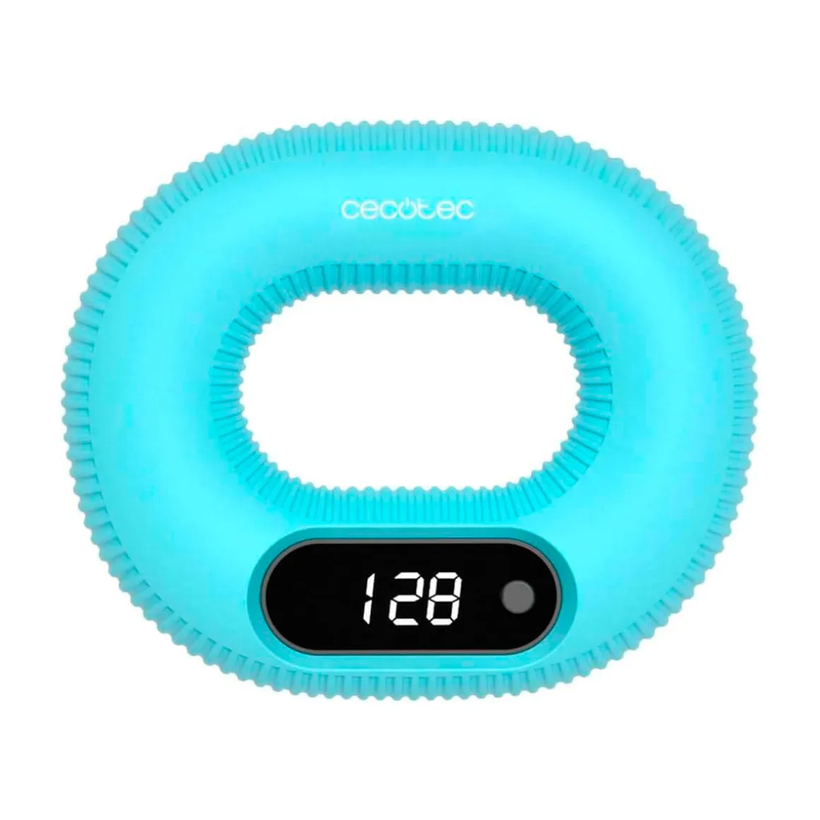 Ejercitador de antebrazo Cecotec Drumfit HandFit Smart 14kg pantalla LED azul