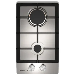 Encimera de gas Infiniton GAS-IX02 4300W 2 fuegos inox 30 cm