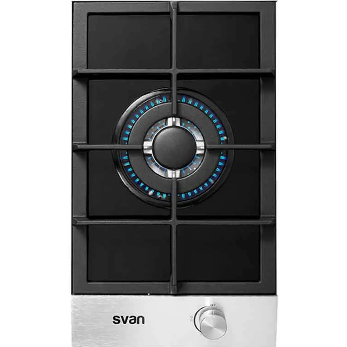 Encimera de gas Svan SVEC1BF 1 fuego wok ignición automática negro 10x29,4x51 cm