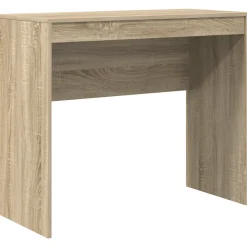 Escritorio Arnold con estantería reversible natural 76x90x40 cm