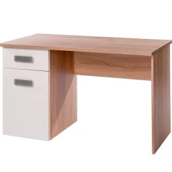 Escritorio Champion blanco/cambria 71x120x49,8 cm