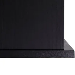 Escritorio Creew Homcom 6 estantes + cajón + bandeja + soportes negro 88x152x60 cm
