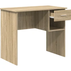 Escritorio Fang con cajón y compartimento 75x90x49 cm