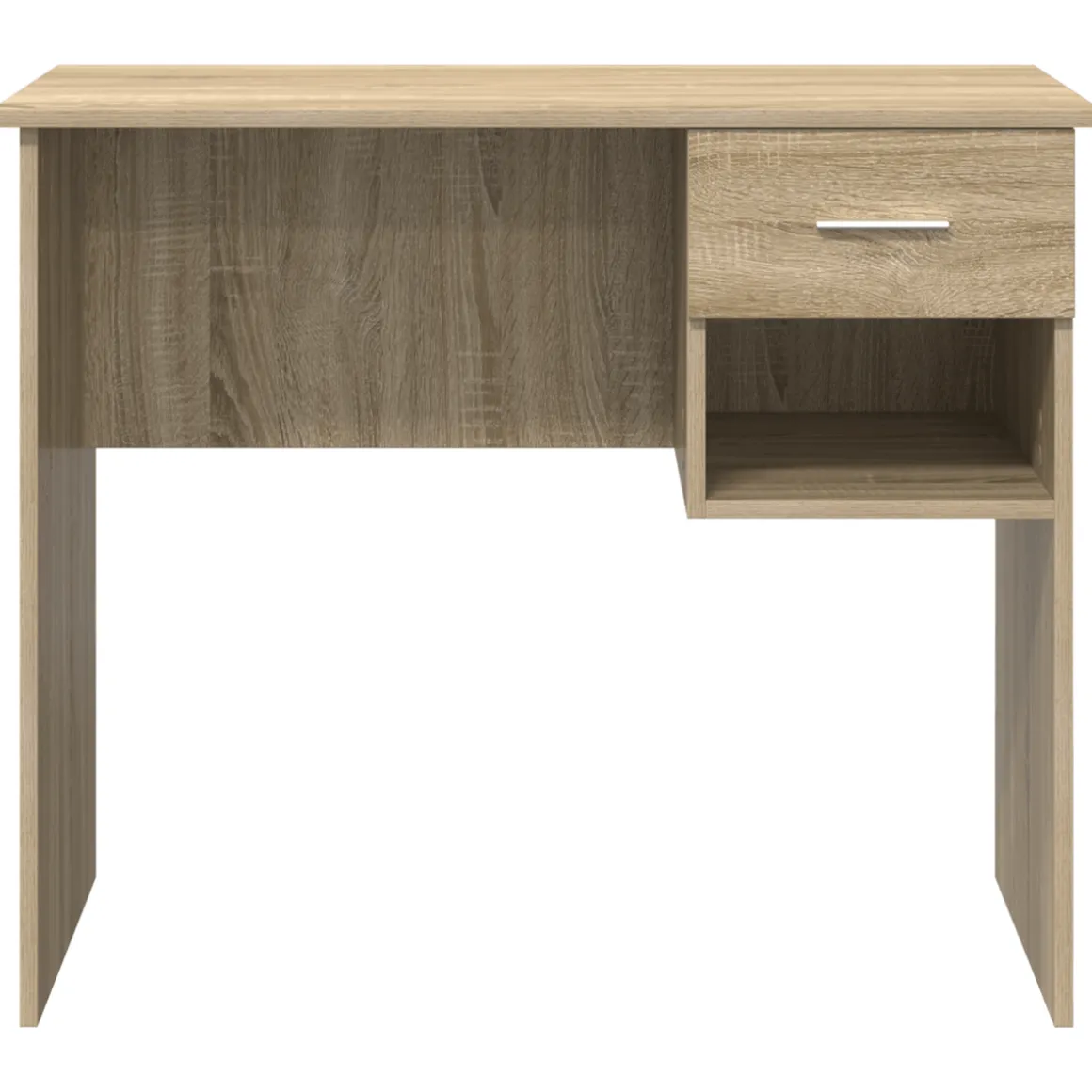Escritorio Fang con cajón y compartimento 75x90x49 cm