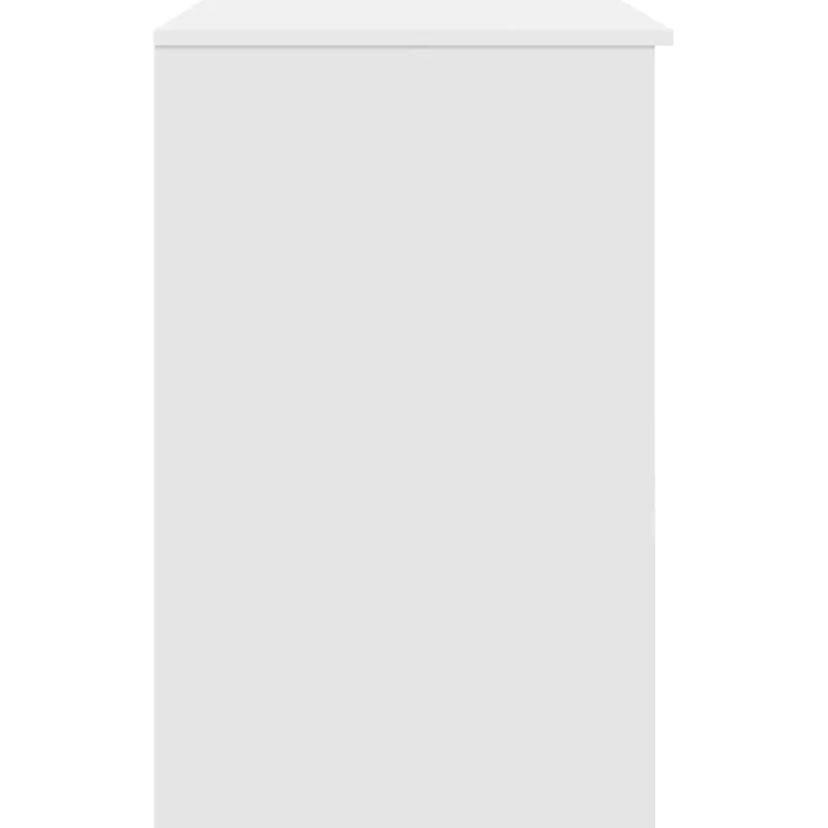 Escritorio Filedha cajón + puerta + compartimento blanco 76x86x49 cm