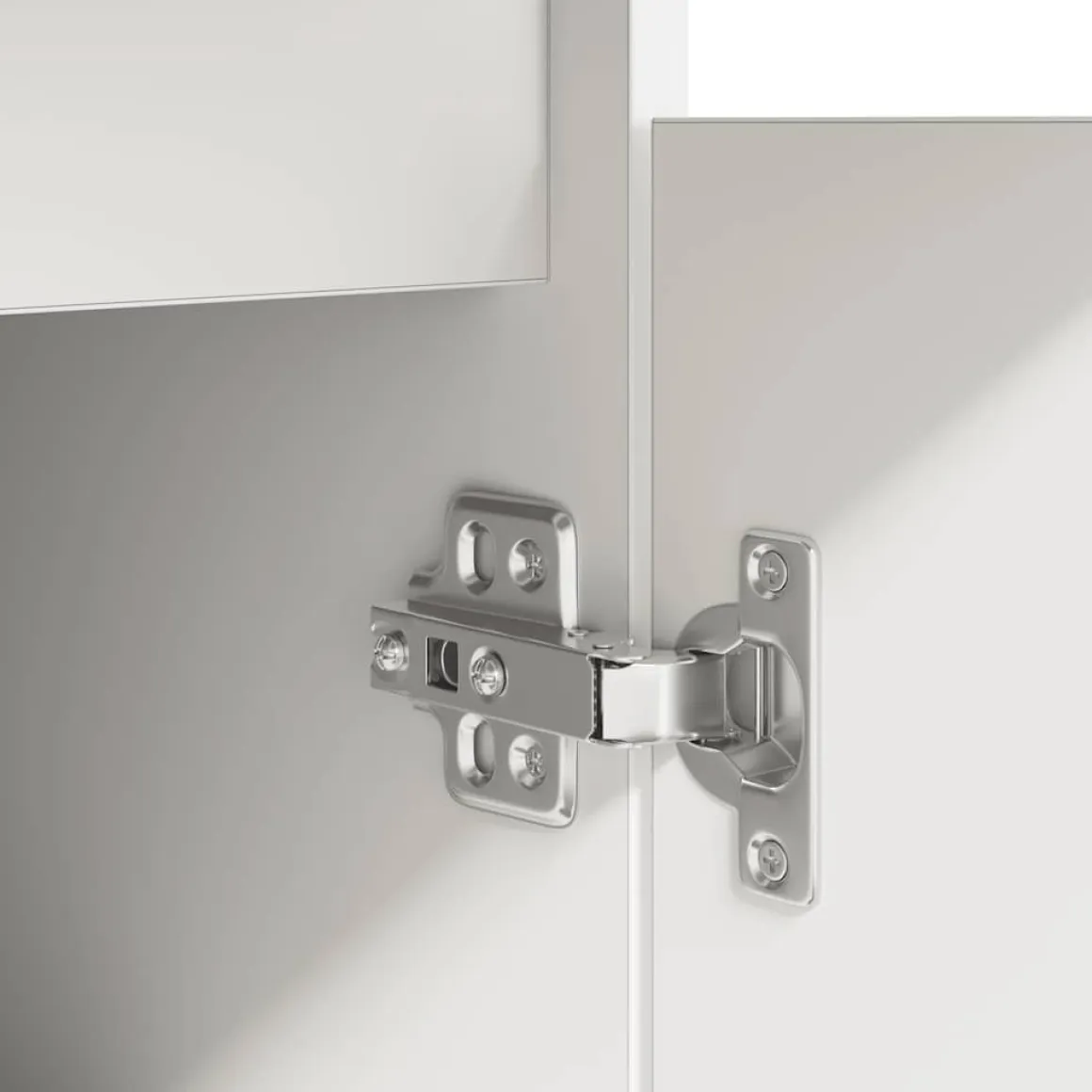 Escritorio Filedha cajón + puerta + compartimento blanco 76x86x49 cm