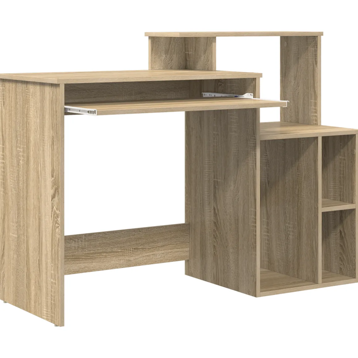 Escritorio Magali mesa + mueble auxiliar 88,5 x 120,5 x 44 cm