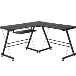 Escritorio Mule Homcom convertible acero negro