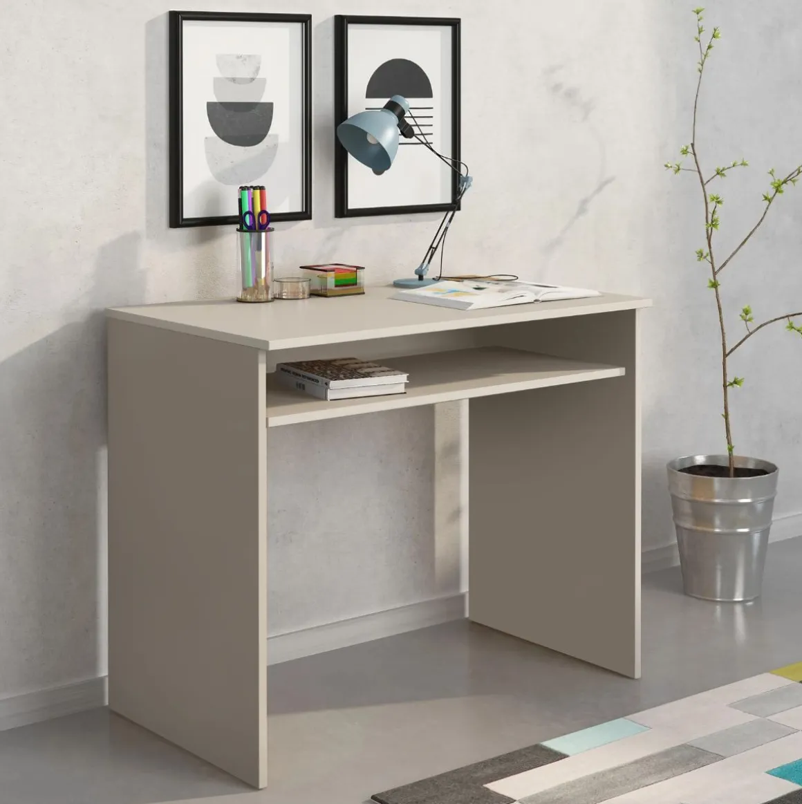 Escritorio New Aura tablero extensible 75x90x54 cm