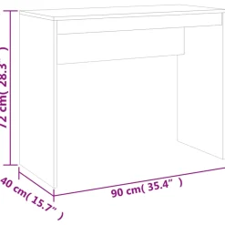 Escritorio Oker minimalista 72x90x40 cm