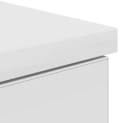 Escritorio Rhima 2 cajones y 2 puertas blanco 76x140x49 cm