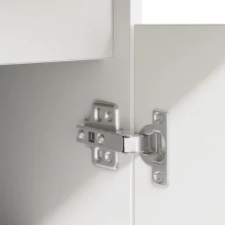 Escritorio Rhima 2 cajones y 2 puertas blanco 76x140x49 cm