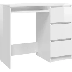 Escritorio Vegal 3 cajones + compartimento para teclado 76x90x45 cm