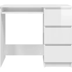 Escritorio Vegal 3 cajones + compartimento para teclado 76x90x45 cm