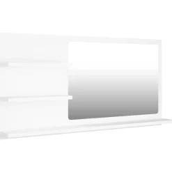 Espejo de baño madera 3 repisas 45x90x10,5 cm